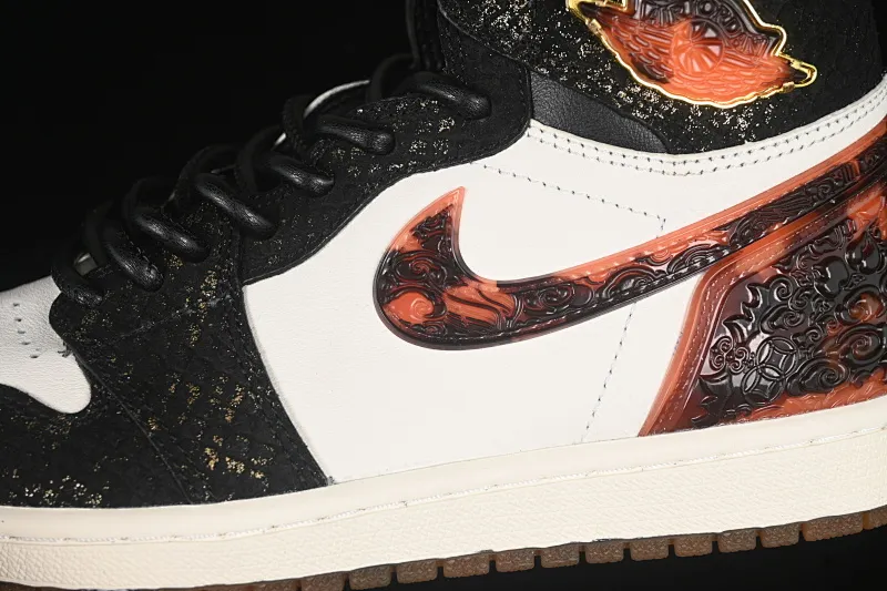 All categories Air Jordan Jordan series basketball shoes Air Jordan 1 High Air Jordan 1 High Retro OG "CNY" AJ1 Joe 1 Year of the Snake theme Xuanwu high-top basketball shoes IB3165-091